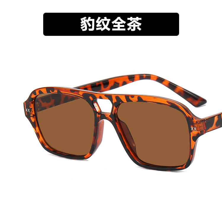 Wholesale Double Beam Square PC Sunglasses
